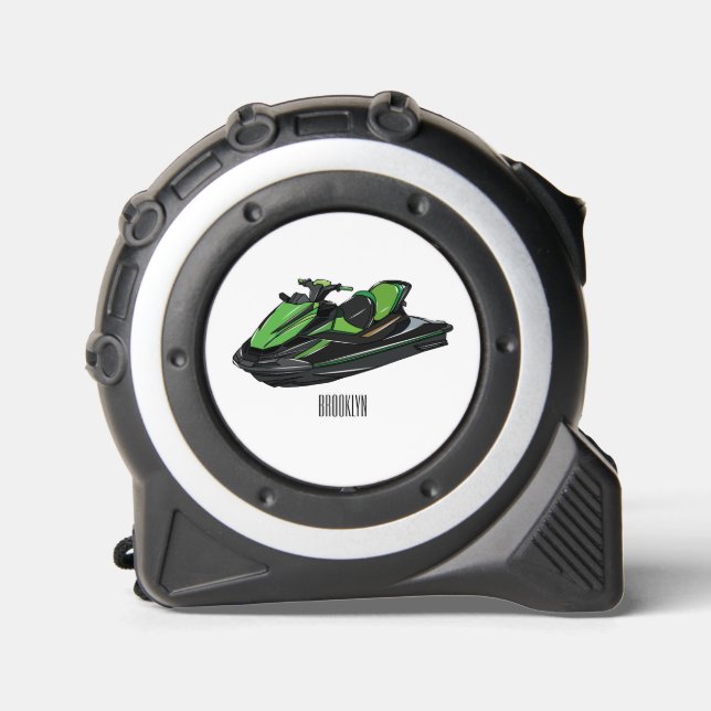 Mètre Ruban Illustration Jet ski (Recto)
