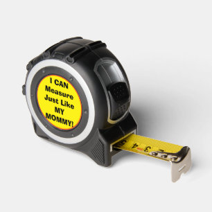 Mètre Ruban Je Peux Mesurer Comme Ma Maman Jaune Orange