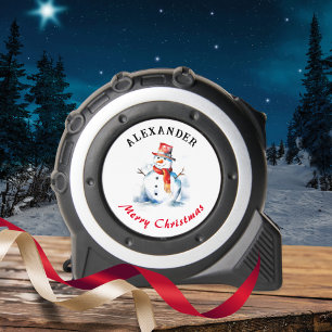 Mètre Ruban Joyeux Noël Bonhomme de Neige Image Décoration Fes