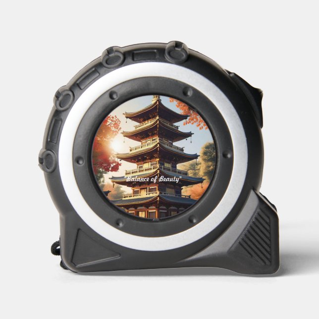 Mètre Ruban "La sérénité de la pagode" (Recto)