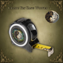 Loups Yin Yang celtiques – Harmonie Steampunk.