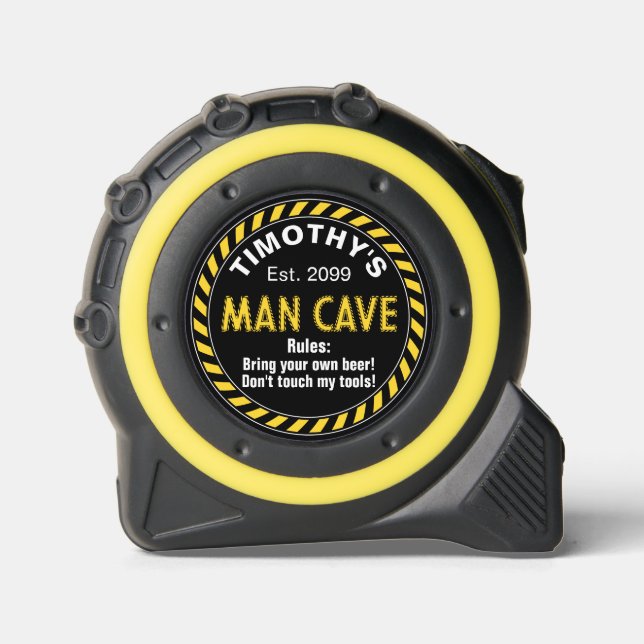 Mètre Ruban Man Cave Garage Règles de mesure de bande (Recto)