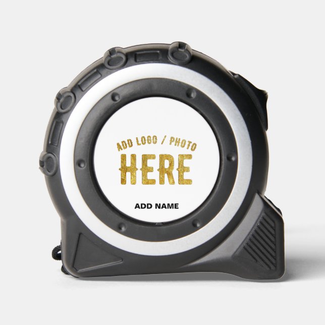 MÈTRE RUBAN MARQUE BLANCHE VERIFIEE MODERNE PERSONNALISABLE DE (Recto)