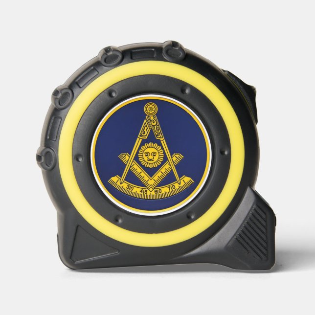 Mètre Ruban Masonry Masonic passé Master Lodge Freemasonry (Recto)