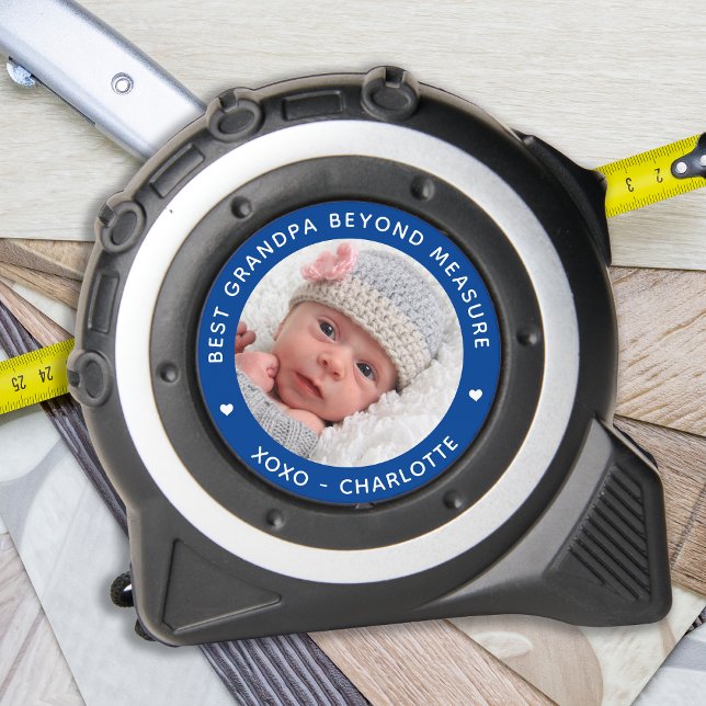 Mètre Ruban Meilleur GRANDPA au-delà de la mesure Photo person (Créateur téléchargé)