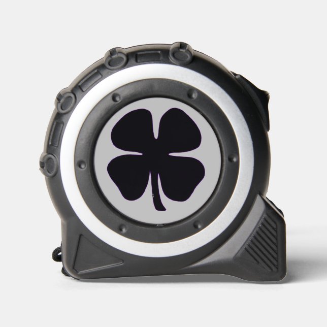 Mètre Ruban Mesure du ruban gris de Clover noir (Recto)