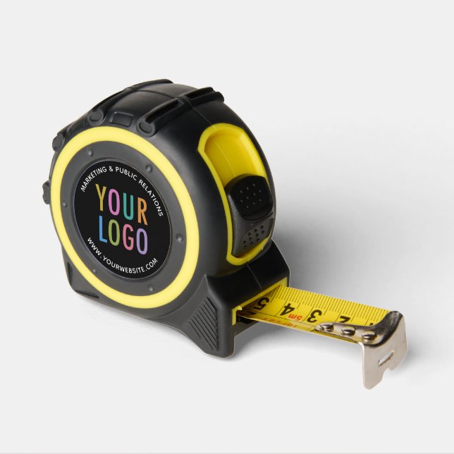 Mètre Ruban Mesure sur bande personnalisée avec logo de l'entr (Angle)