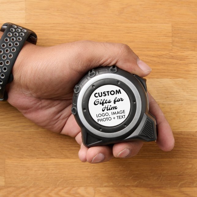 Mètre Ruban Mesure sur bande personnalisée de 16' - Argent (Maison)