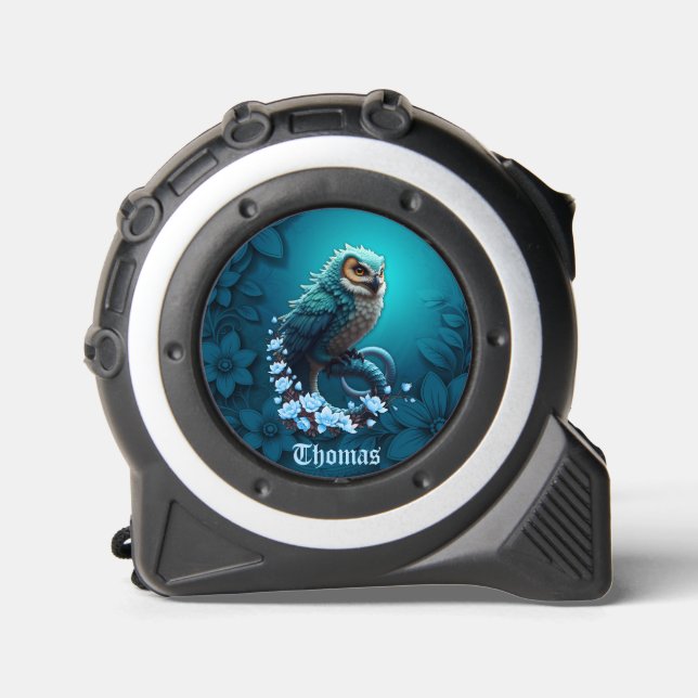 Mètre Ruban Moment de Sagesse, Le hibou magique, majestueux, m (Recto)