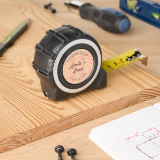 Mètre Ruban Motif jaune rose kaléidoscope floral délicat