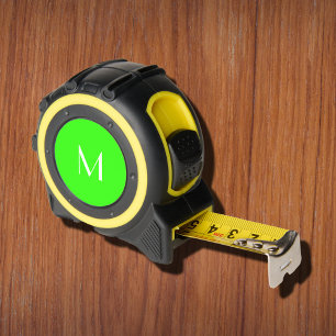 Mètre Ruban néon vert - monogrammed