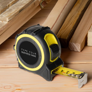 Mètre Ruban Nom d'entreprise Simple Minimaliste Personnalisé