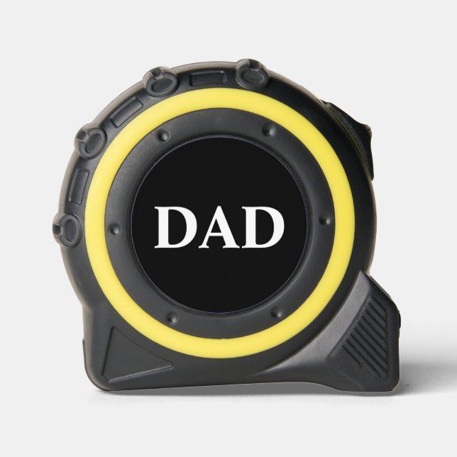 Mètre Ruban Nom personnalisé Fête des pères papa (Recto)