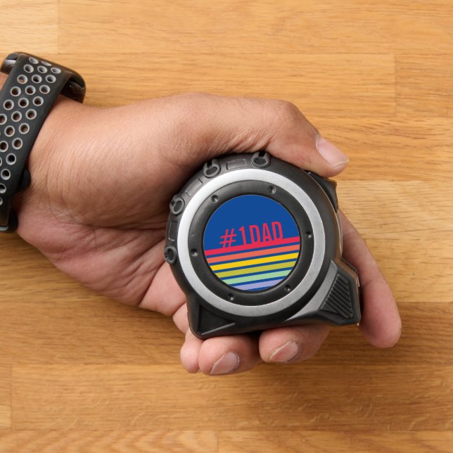 Mètre Ruban Numéro de bande rétro Un père (Maison)