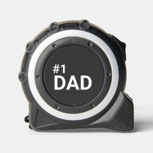 Mètre Ruban Numéro Un Papa Simple Minimaliste Cadeau Moderne