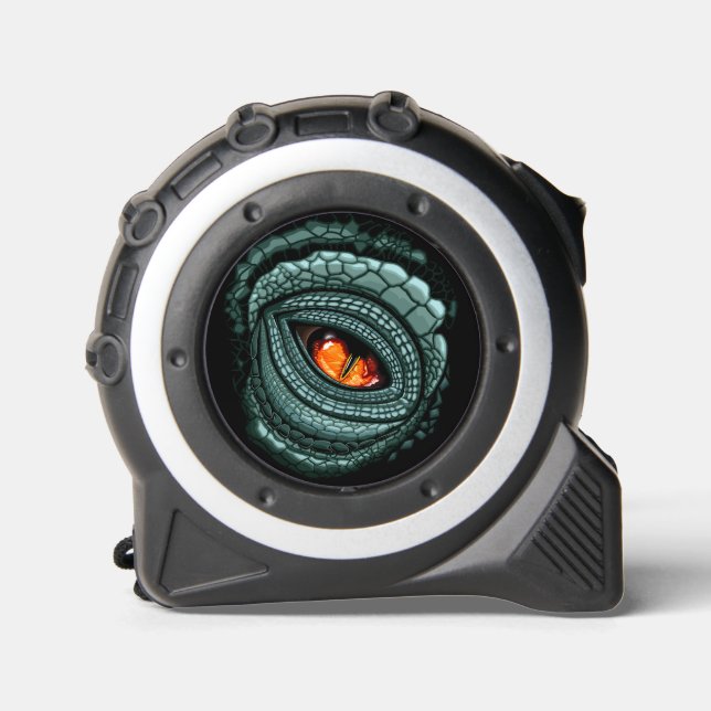 Mètre Ruban Œil de prédateur reptile primitif (Recto)