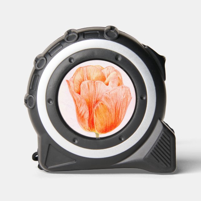Mètre Ruban Peach Tulip (Recto)