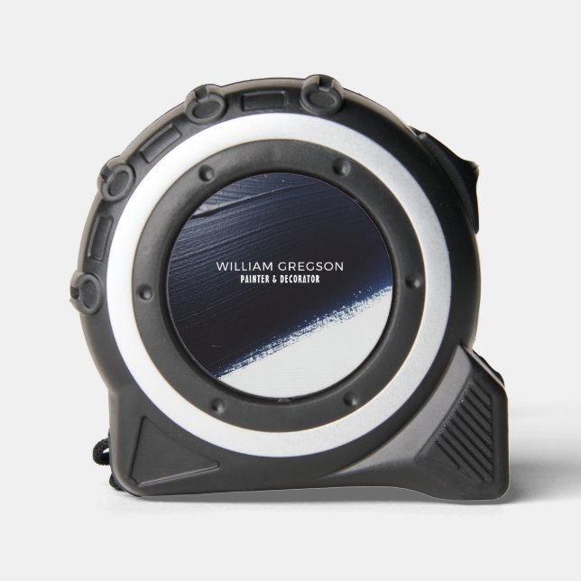 Mètre Ruban Peinture noire, Peintre & Décorateur (Recto)
