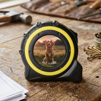 Mètre Ruban Photo personnalisée avec le nom de votre chien