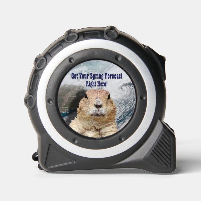 Mètre Ruban Prévisions de printemps de marmotte (Recto)