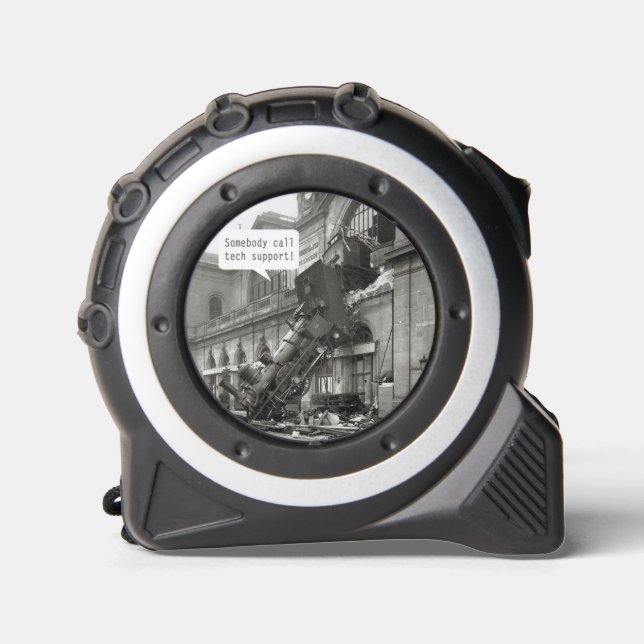 Mètre Ruban Quelqu'un appelle l'épave du train de soutien tech (Recto)