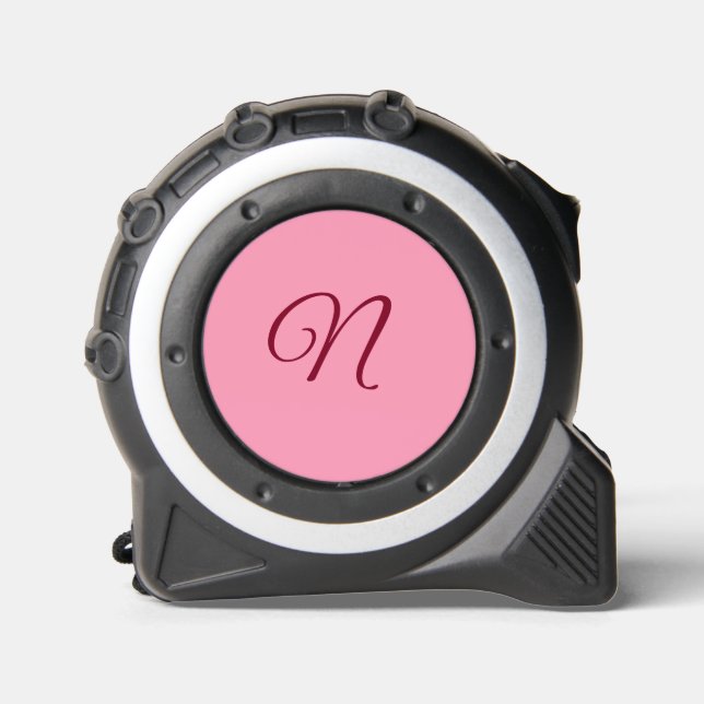 Mètre Ruban rose monogramme (Recto)