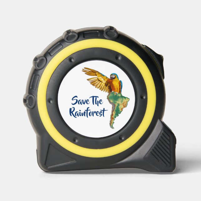 Mètre Ruban Sauvez La Rainforest (Recto)