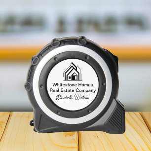Mètre Ruban Société immobilière personnalisée Logo Realtor