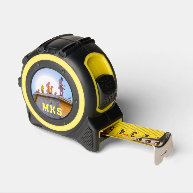 Mètre Ruban Toits sur un toit Mesure sur bande