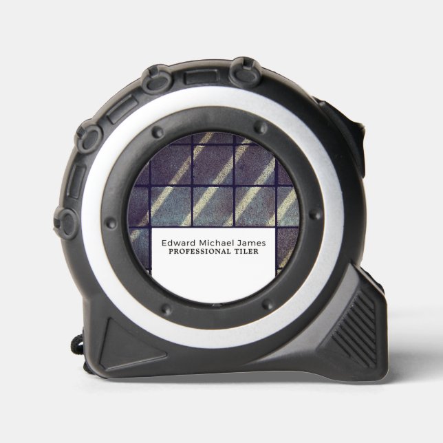 Mètre Ruban Tuiles en béton, Floorer, Installation de tuiles (Recto)