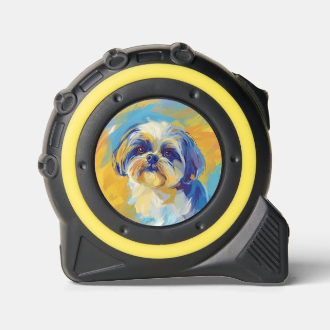 Mètre Ruban Vibrant oeuvre Shih Tzu (Recto)