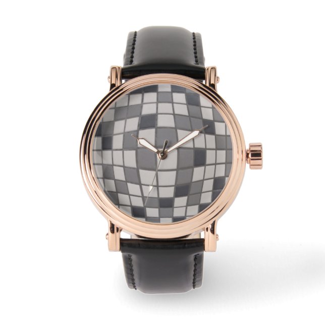 MÉTRO | montre pour hommes en cuir | m3galleryStud (Recto)