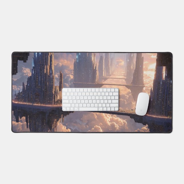 Métropole flottante dans les nuages (Clavier et souris)