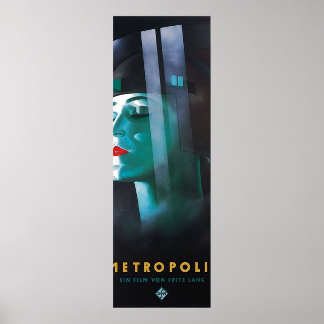 Metropolis UFA MovieArt Déco Futur Femme (Devant)