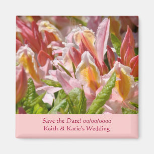 Mettez la date ! aimants Cadeaux de mariage Fleurs