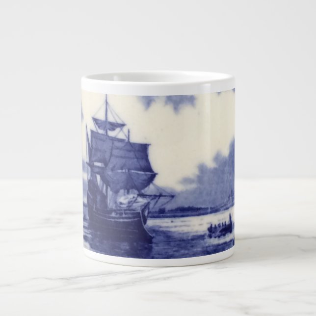 Mettez la fleur printanière sur votre tasse : (Devant)
