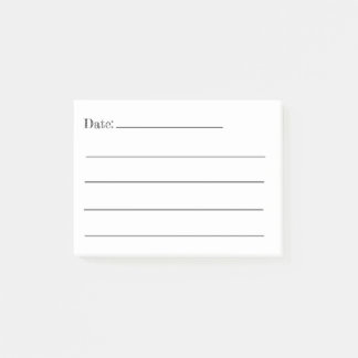 Mettez une date dessus ! Post-It Notes