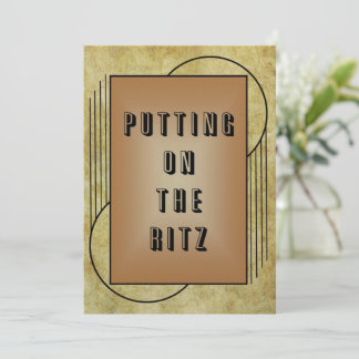 Mettre sur l'invitation Ritz