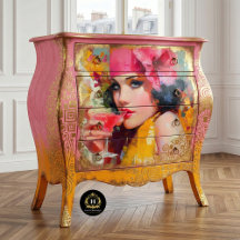 Meubles de découpage de papier de soie Glam Retro 