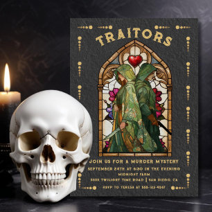 Meurtre de la carte de tarot des traîtres au vitra