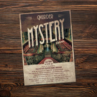 Meurtre Mystère Dîner Invitation