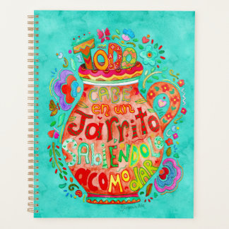 mexicain Planner avec dicton ou Refran