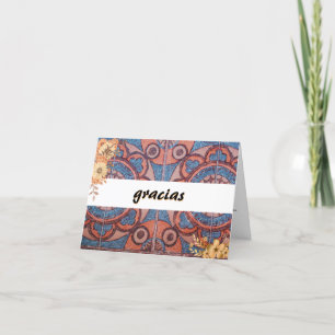 mexicain unique coloré merci simple espagnol