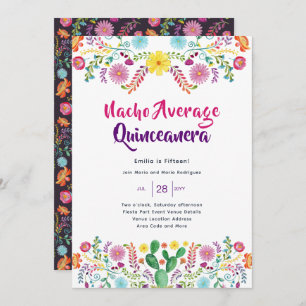 Mexicaine FIESTA Bridal Shower Invitation Folk Art