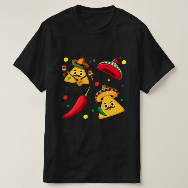 Mexican Fiesta Mens T-Shirt (Design devant)