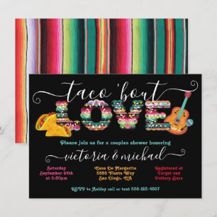 Mexican Fiesta Taco'bout Love Invitations de maria