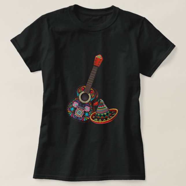 Mexican Music Women's T-Shirt (Design devant)