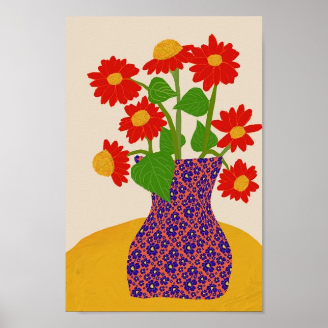 Mexican Sunflower Poster (Devant)