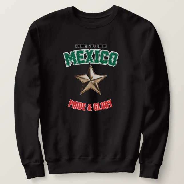 Mexico National Pride Men's Basic Sweatshirt (Design devant)