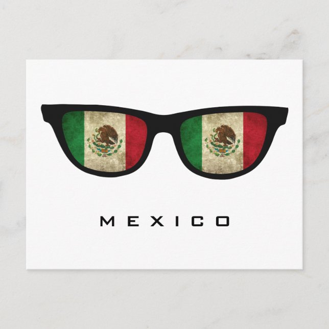 Mexico Shades texte personnalisé et carte postale  (Devant)